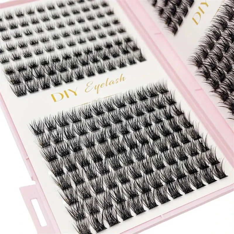 Eyelash Extension Kit 40D Curl Individual TESSA cluster Lashes