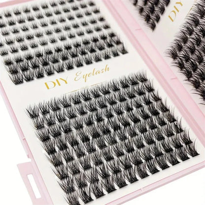 Eyelash Extension Kit 40D Curl Individual TESSA cluster Lashes