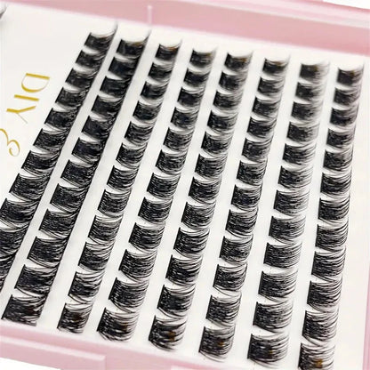 Eyelash Extension Kit 40D Curl Individual TESSA cluster Lashes